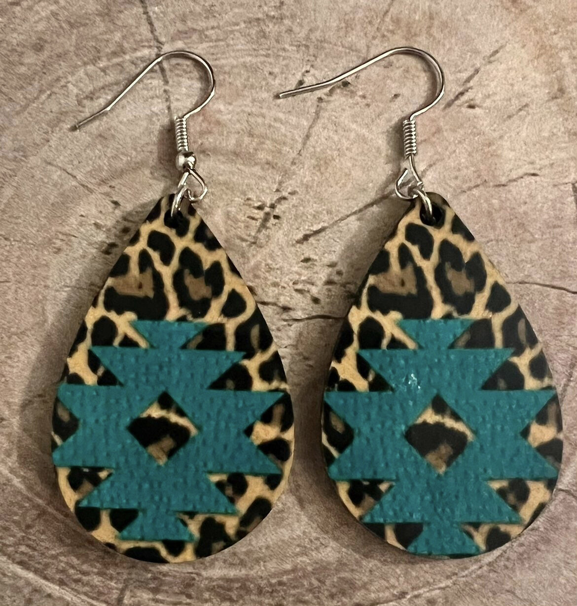 Leopard Print Earrings