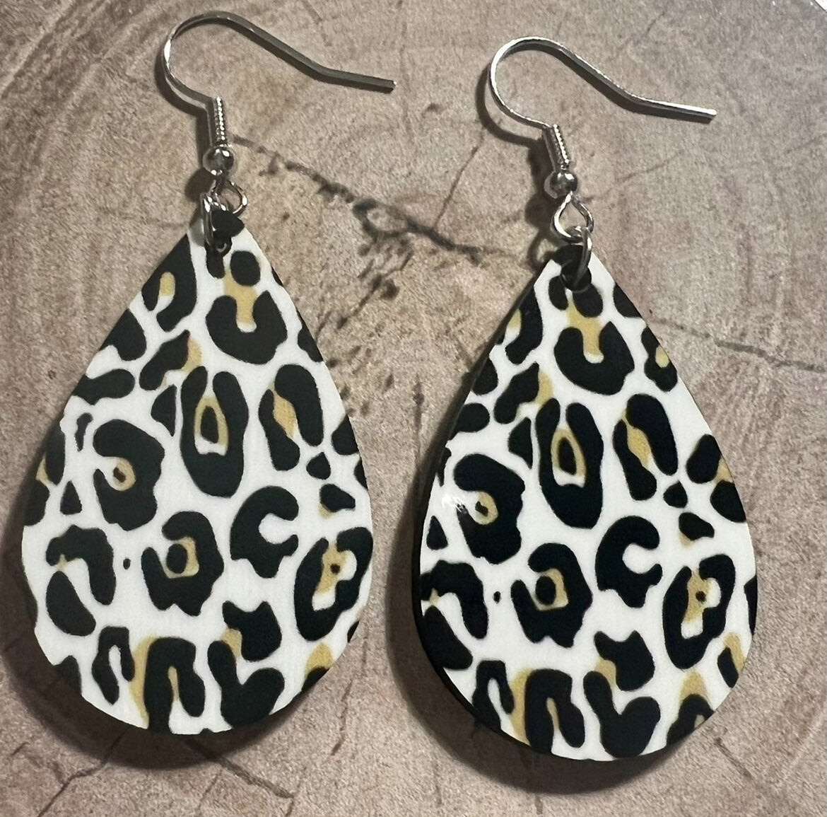 Leopard Print Earrings