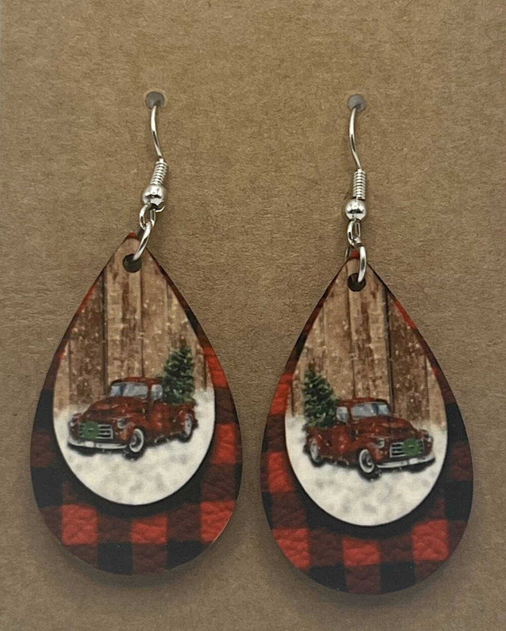 Christmas Truck Earrings
