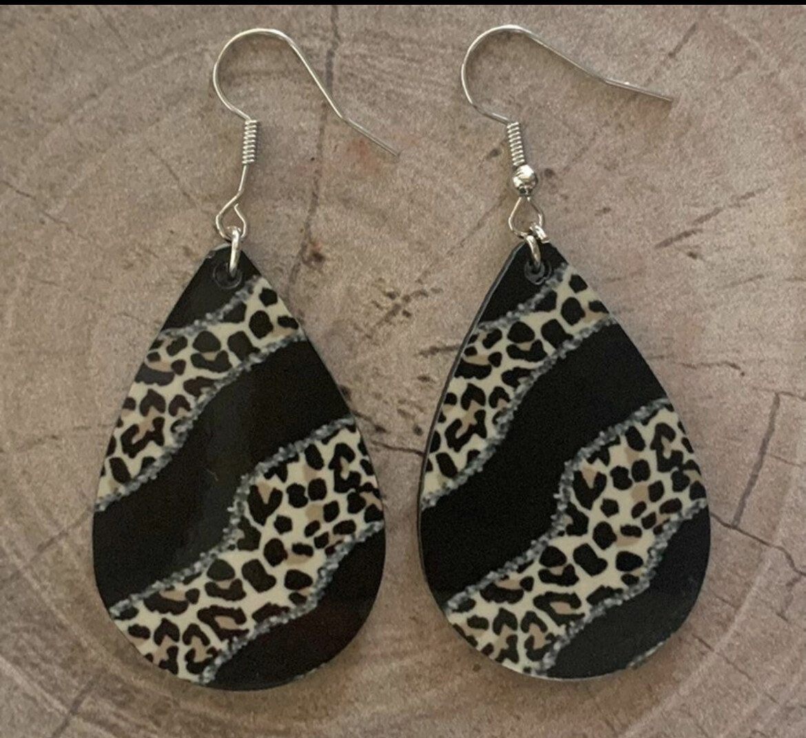Leopard Print Earrings