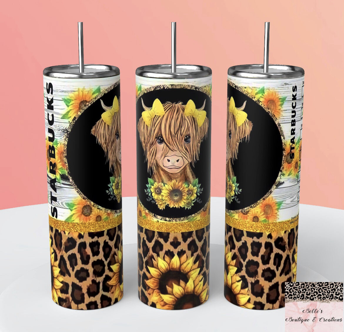 Highland Cow Starbucks Tumbler