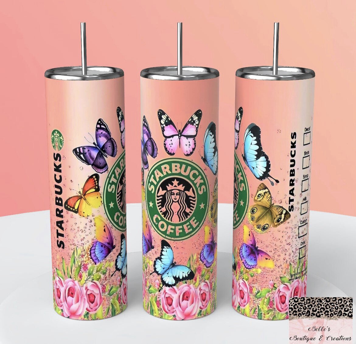 Butterfly Starbucks Tumbler