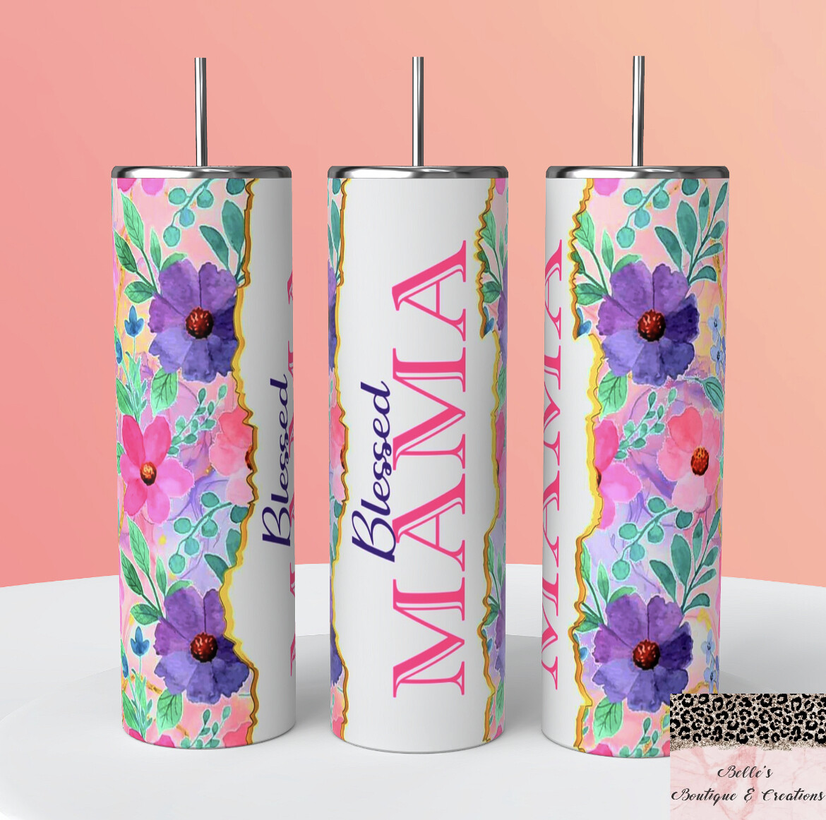 Blessed Mama Tumbler