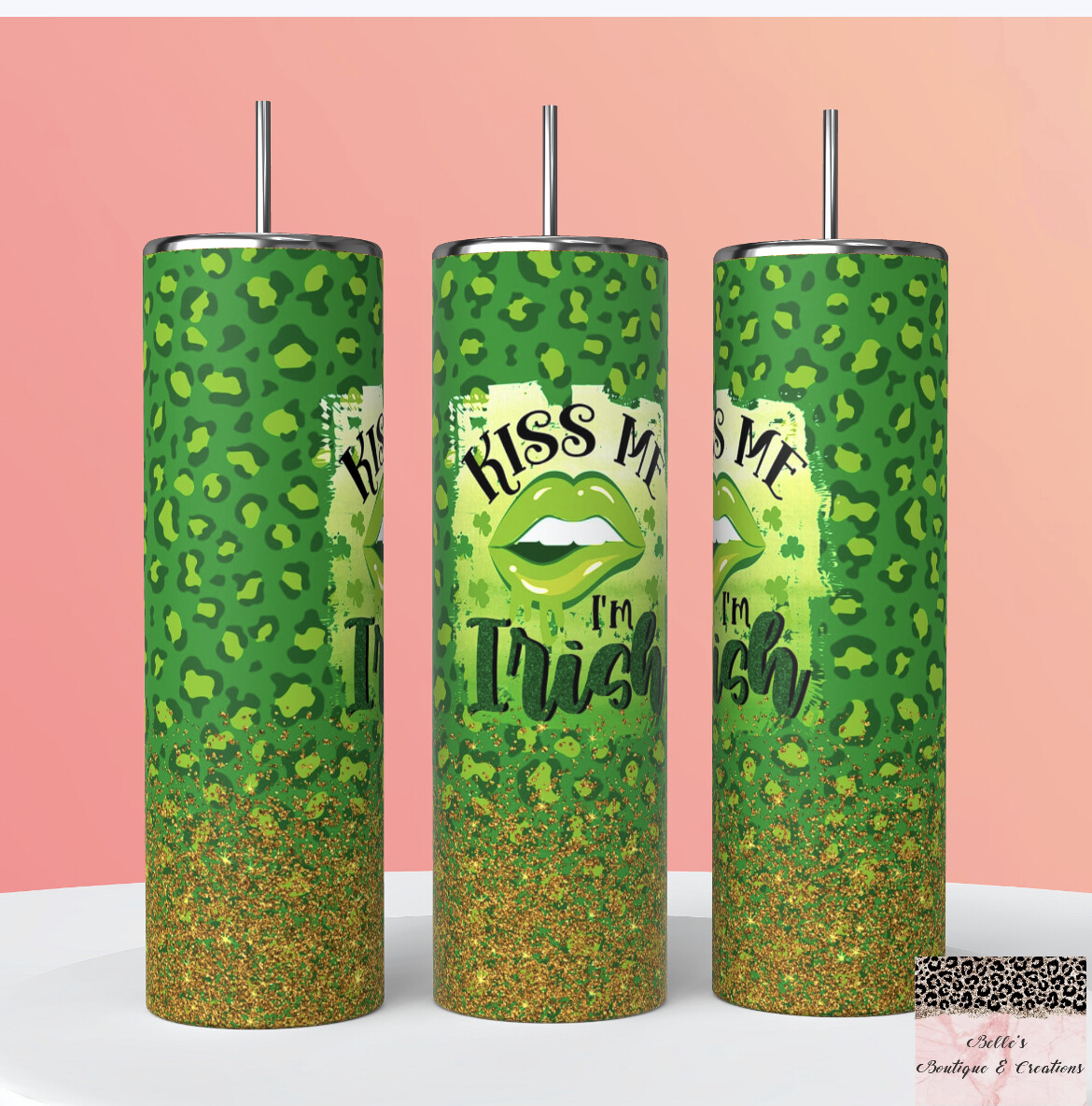 Kiss Me I’m Irish St Patrick’s Day Tumbler
