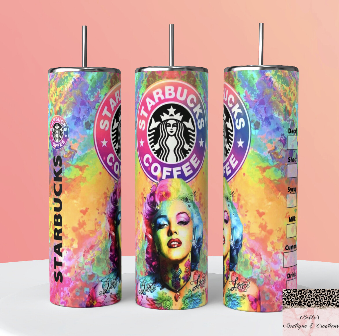 Marilyn Monroe Starbucks Tumbler
