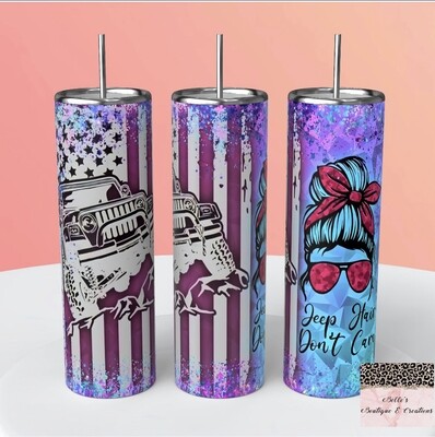 Jeep Hair Don’t Care Tumbler