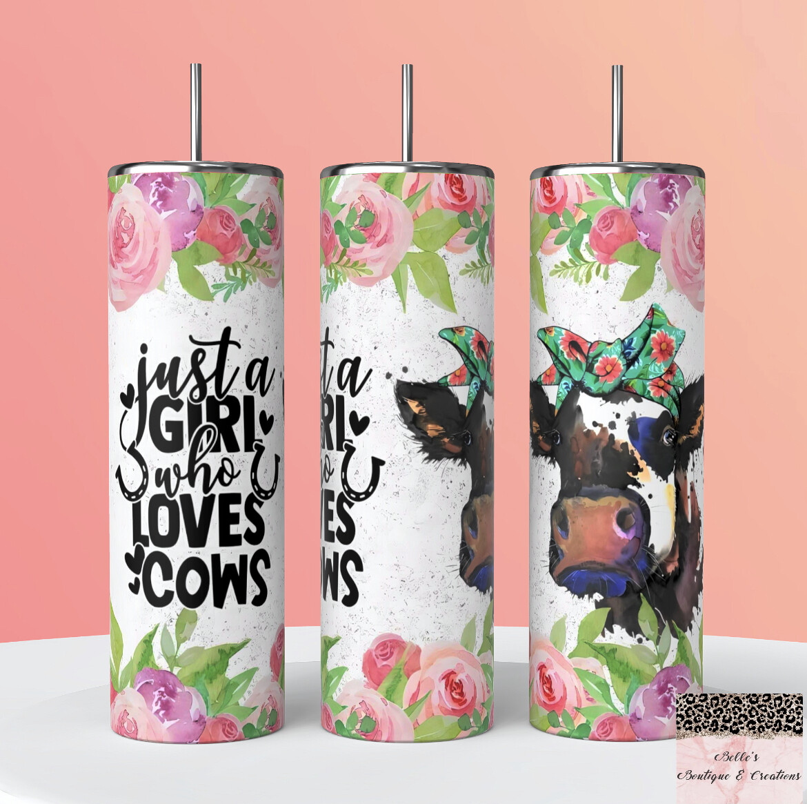 Just A Girl Who Loves Cows Tumbler