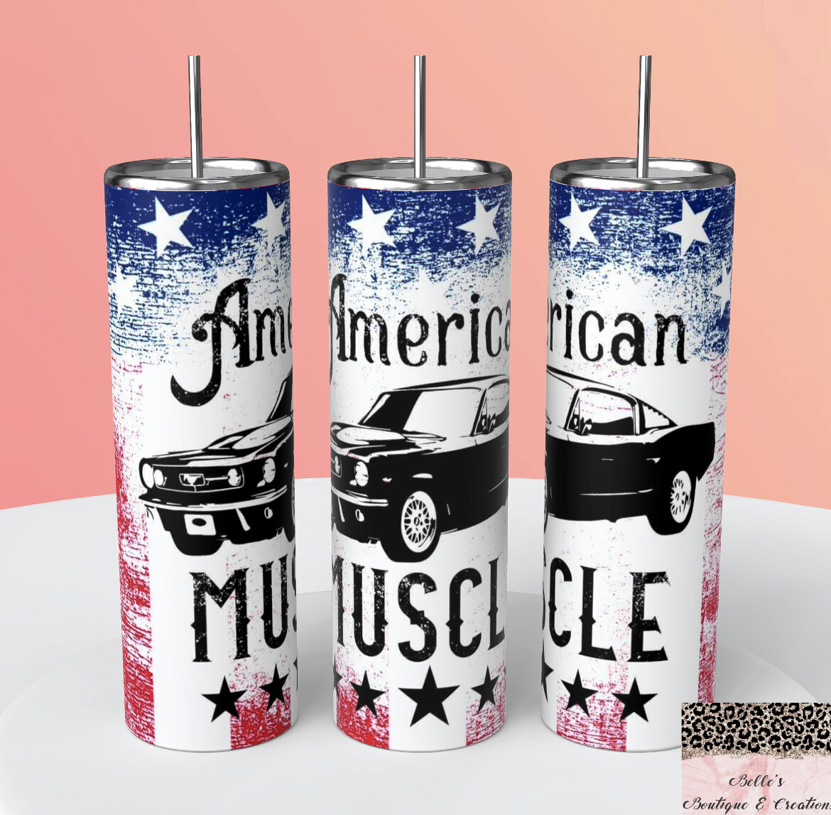 American Muscle Car Tumbler