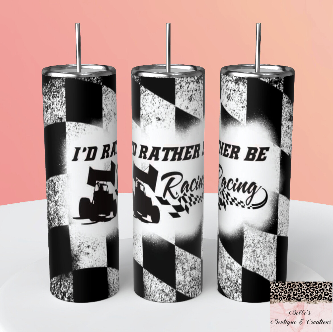 I’d Rather Be Racing Tumbler