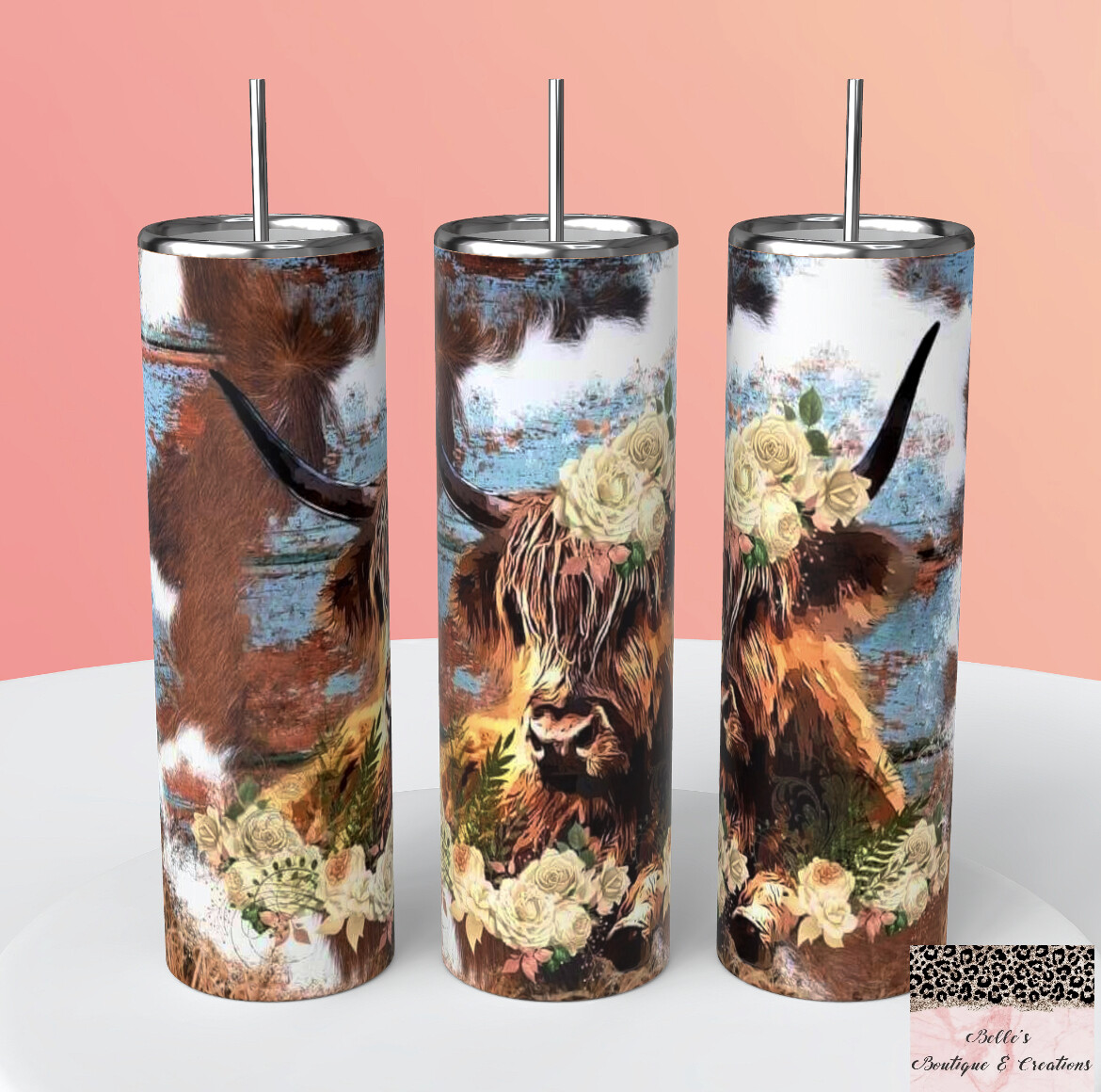 Highland Cow Tumbler