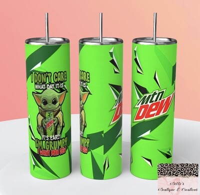 Star Wars Yoda Mtn Dew Tumbler