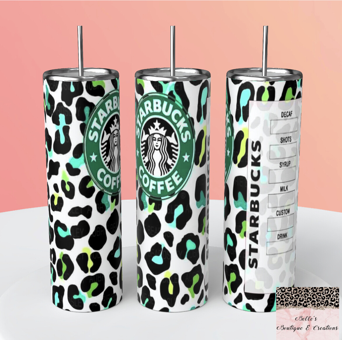 Leopard Starbucks Tumbler