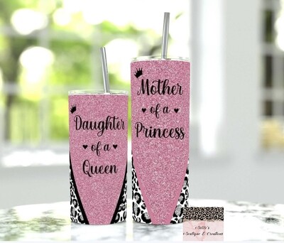 Mother and Daughter Tumblers Set