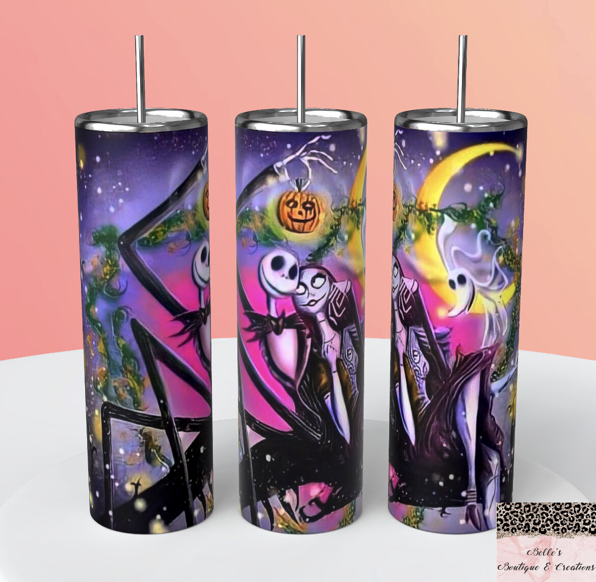 Nightmare Before Christmas Jack and Sally Tumbler