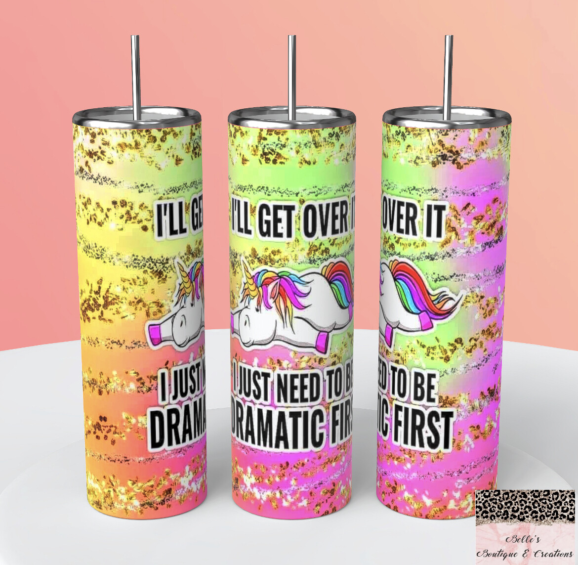 Dramatic Unicorn Tumbler