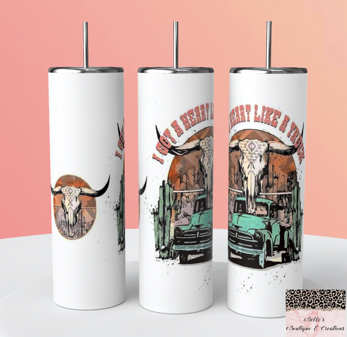 Heart Like A Truck Lainey Wilson Tumbler