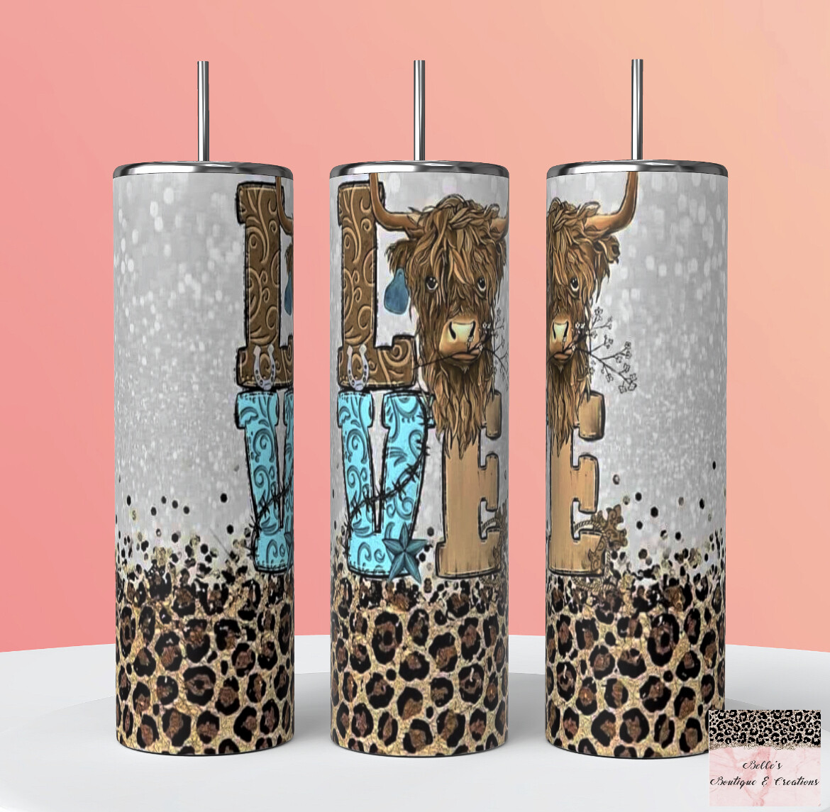 Highland Cow Love Tumbler