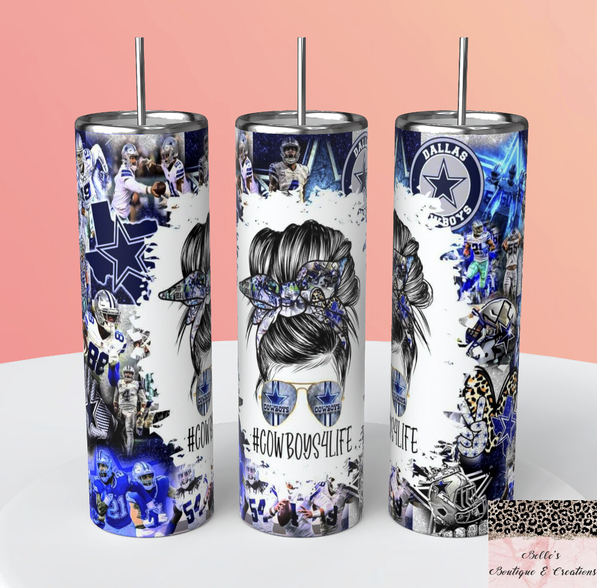 Dallas Cowboys Football Tumbler