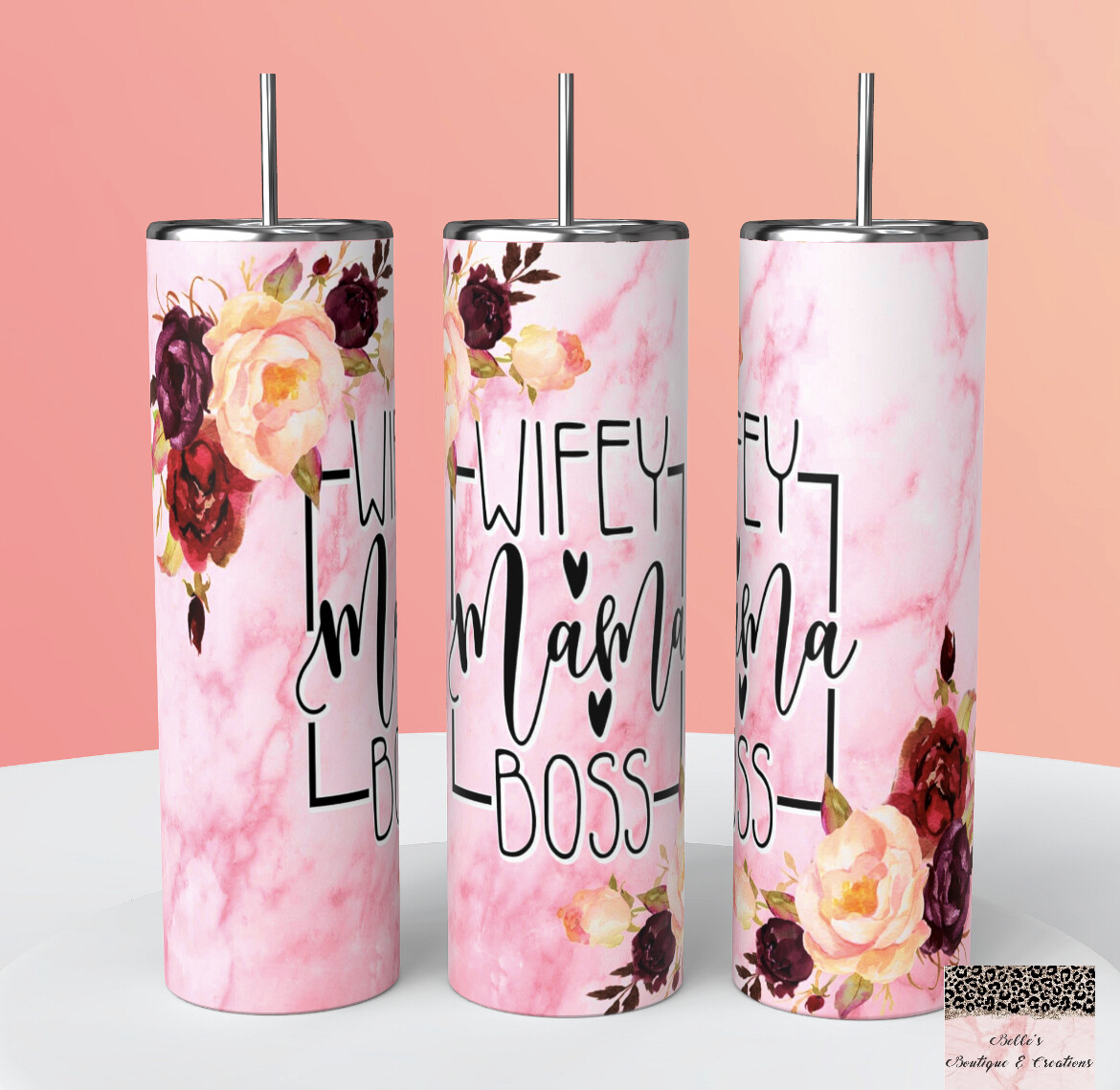 Wifey Mama Boss Tumbler