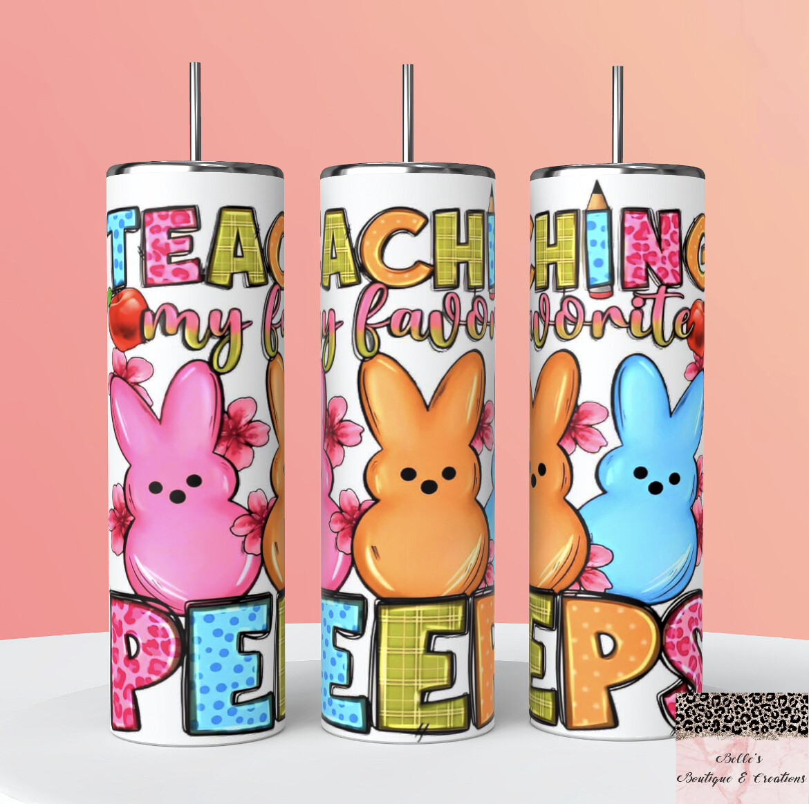 Easter Teacher Peeps Tumbler
