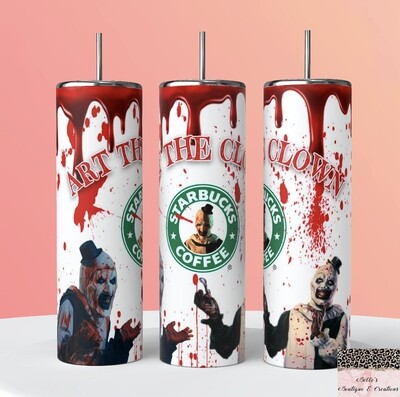 Art The Clown Starbucks Tumbler