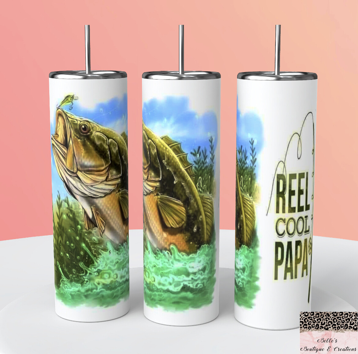 Papa Fishing Tumbler