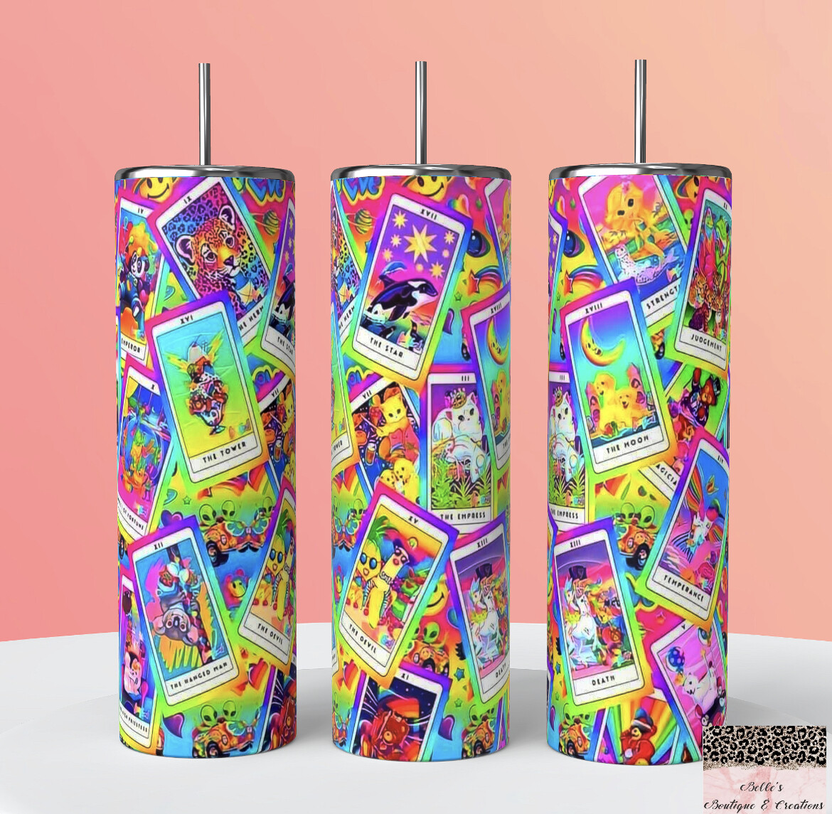 Lisa Frank Tarot Cards Tumbler