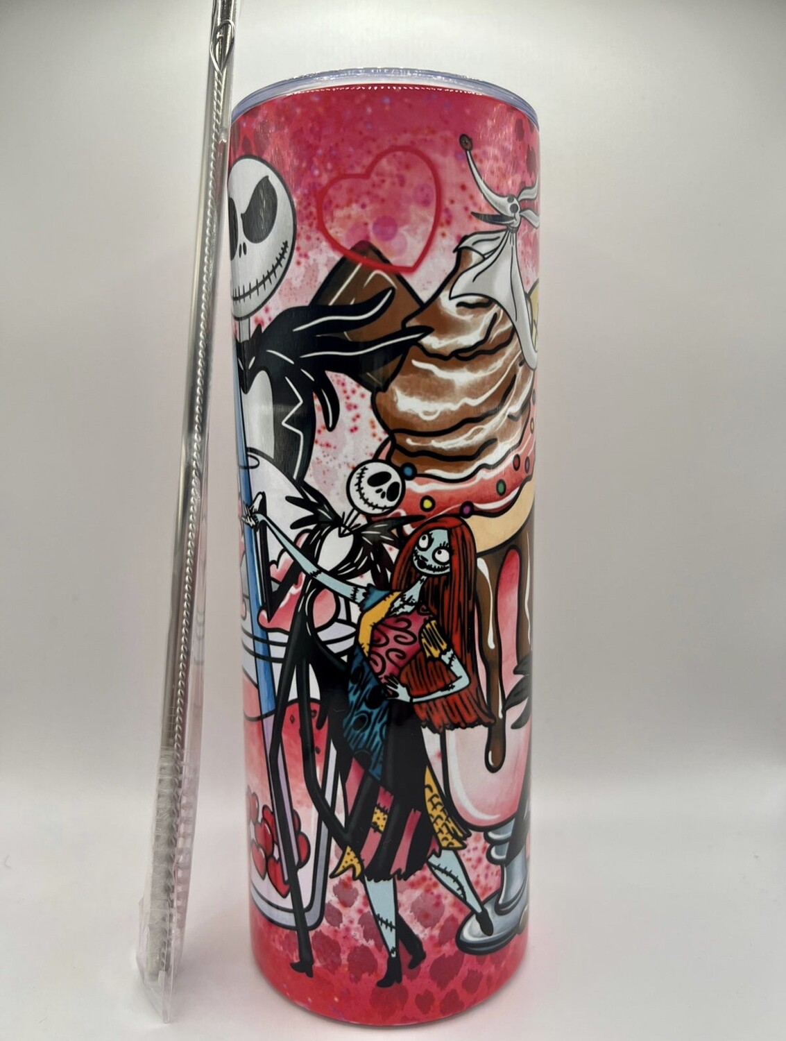 Nightmare Before Christmas Jack and Sally Tumbler