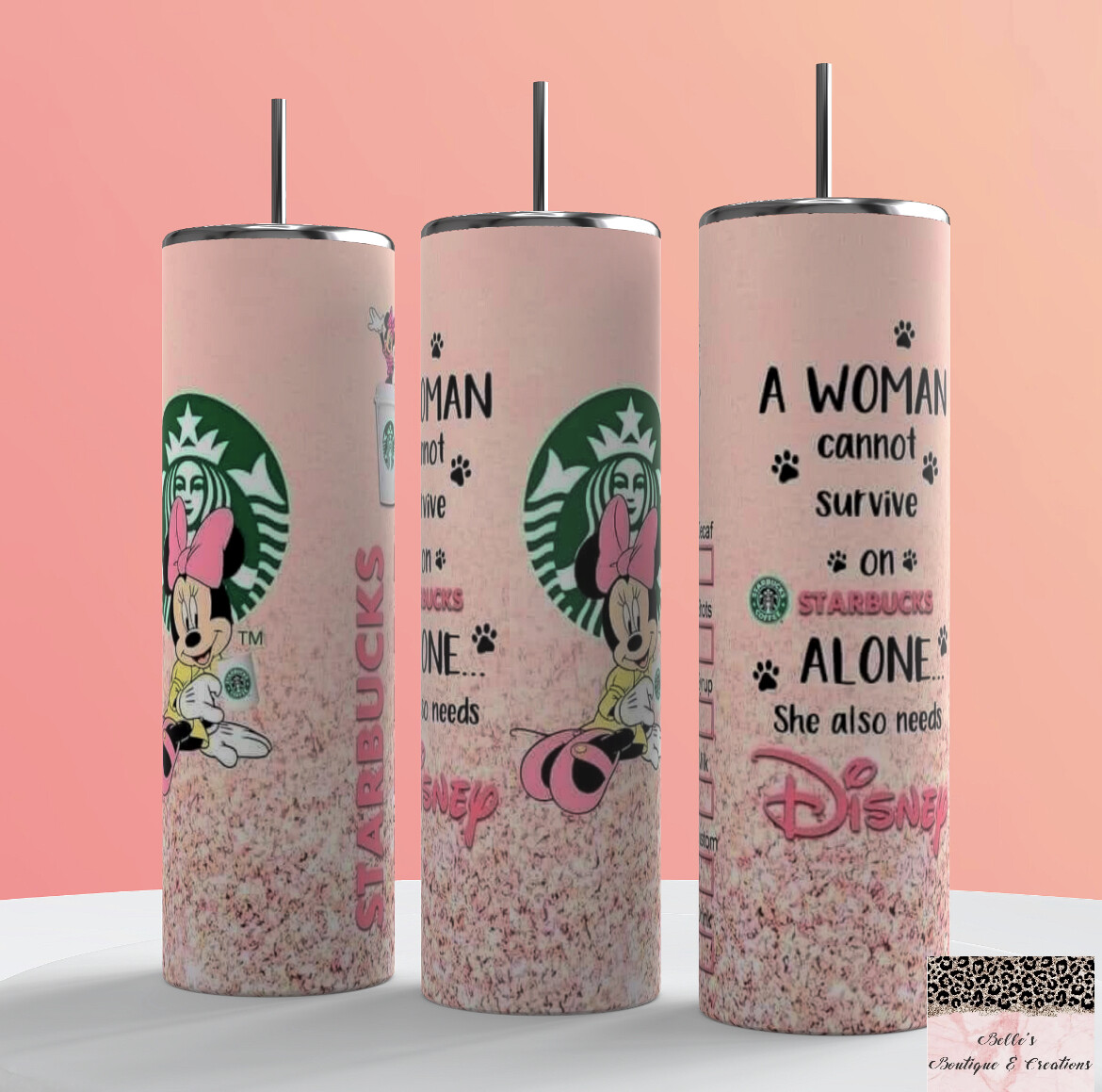 Minnie Mouse Starbucks Tumbler