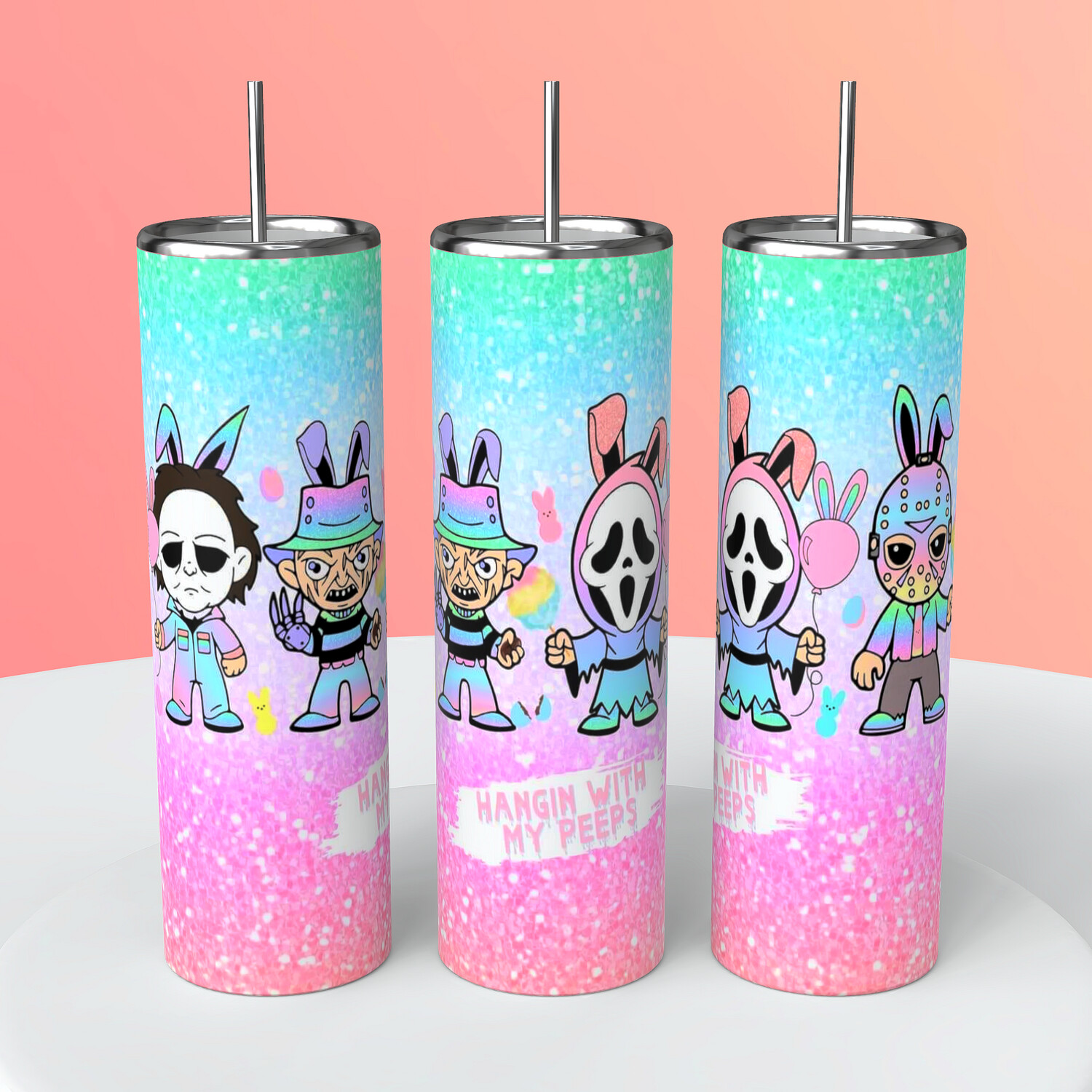 Easter Horror Tumbler