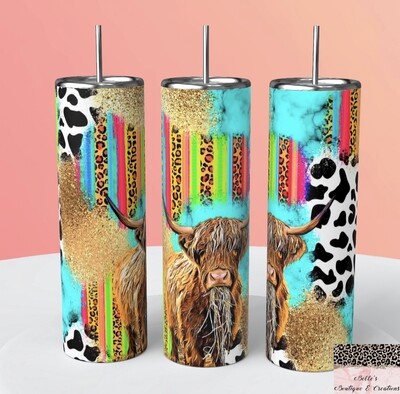 Highland Cow Tumbler