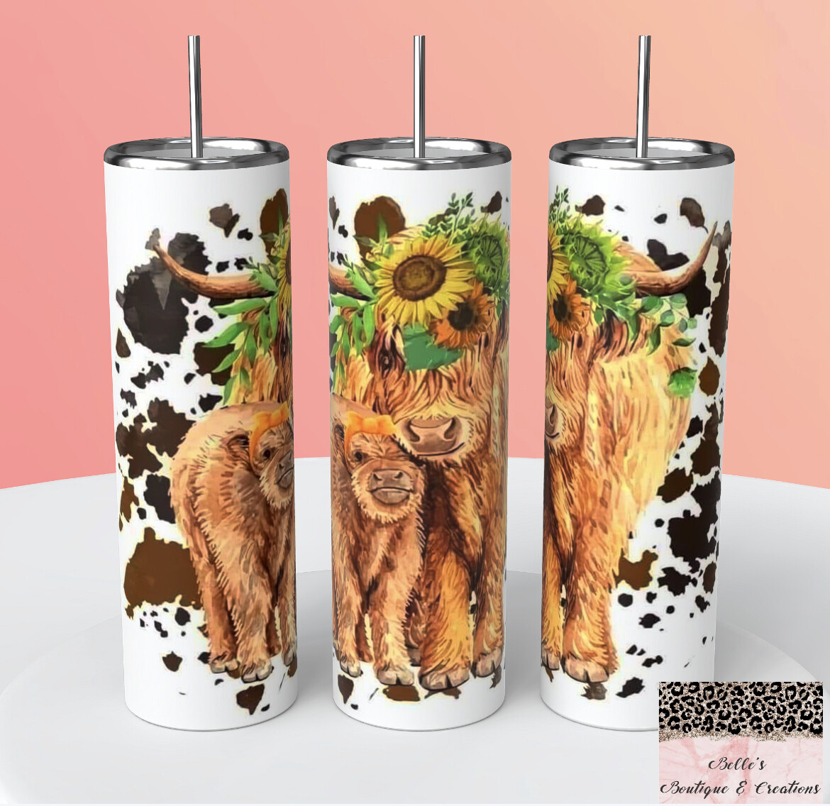 Highland Cow Tumbler