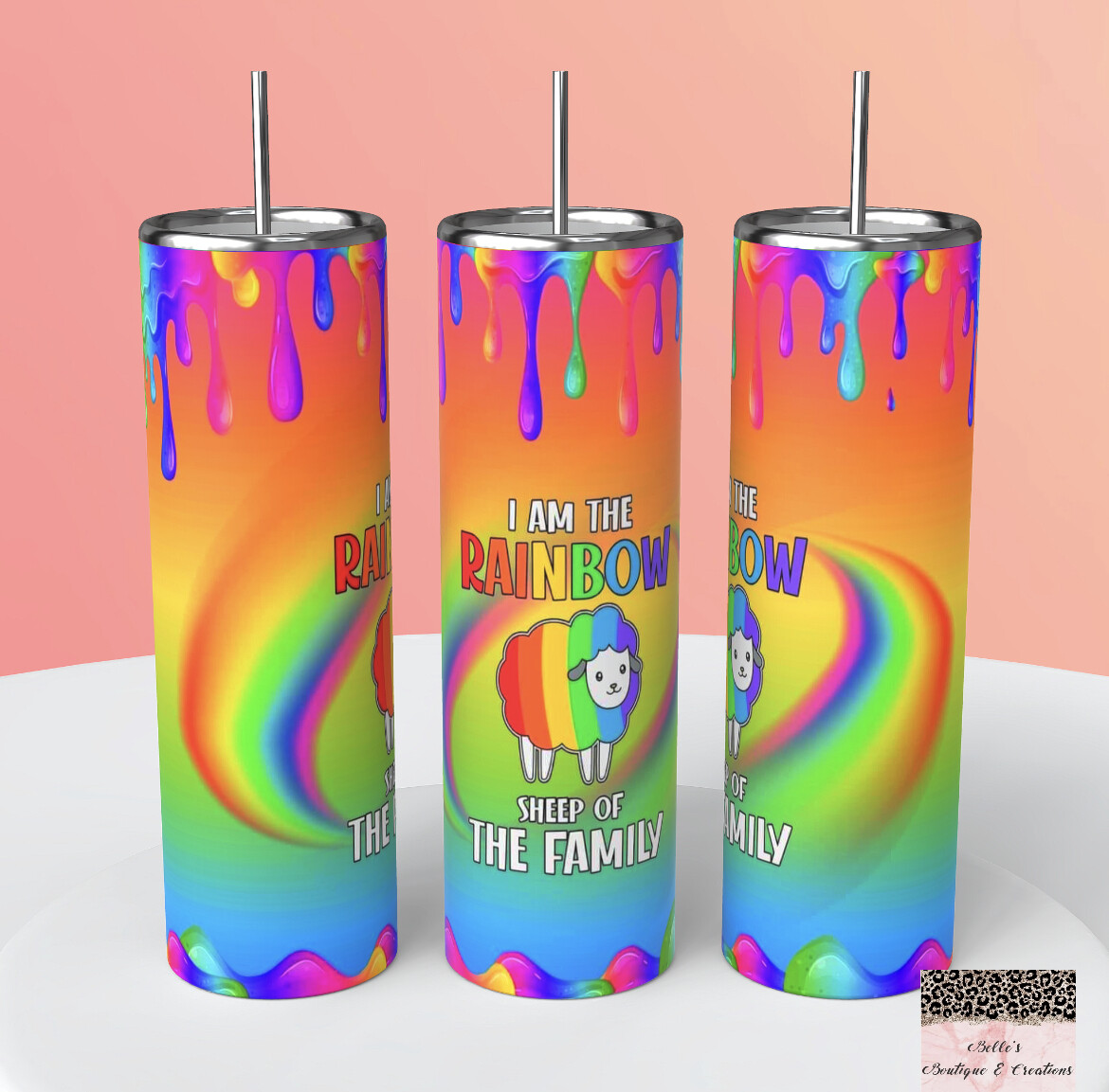Rainbow Sheep Of The Family Tumbler