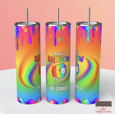 Rainbow Sheep Of The Family Tumbler