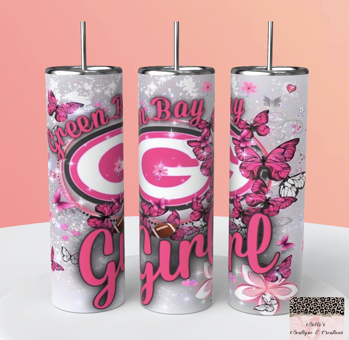 Green Bay Packers Football Tumbler