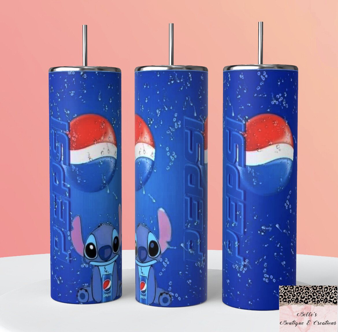 Pepsi Stitch Tumbler