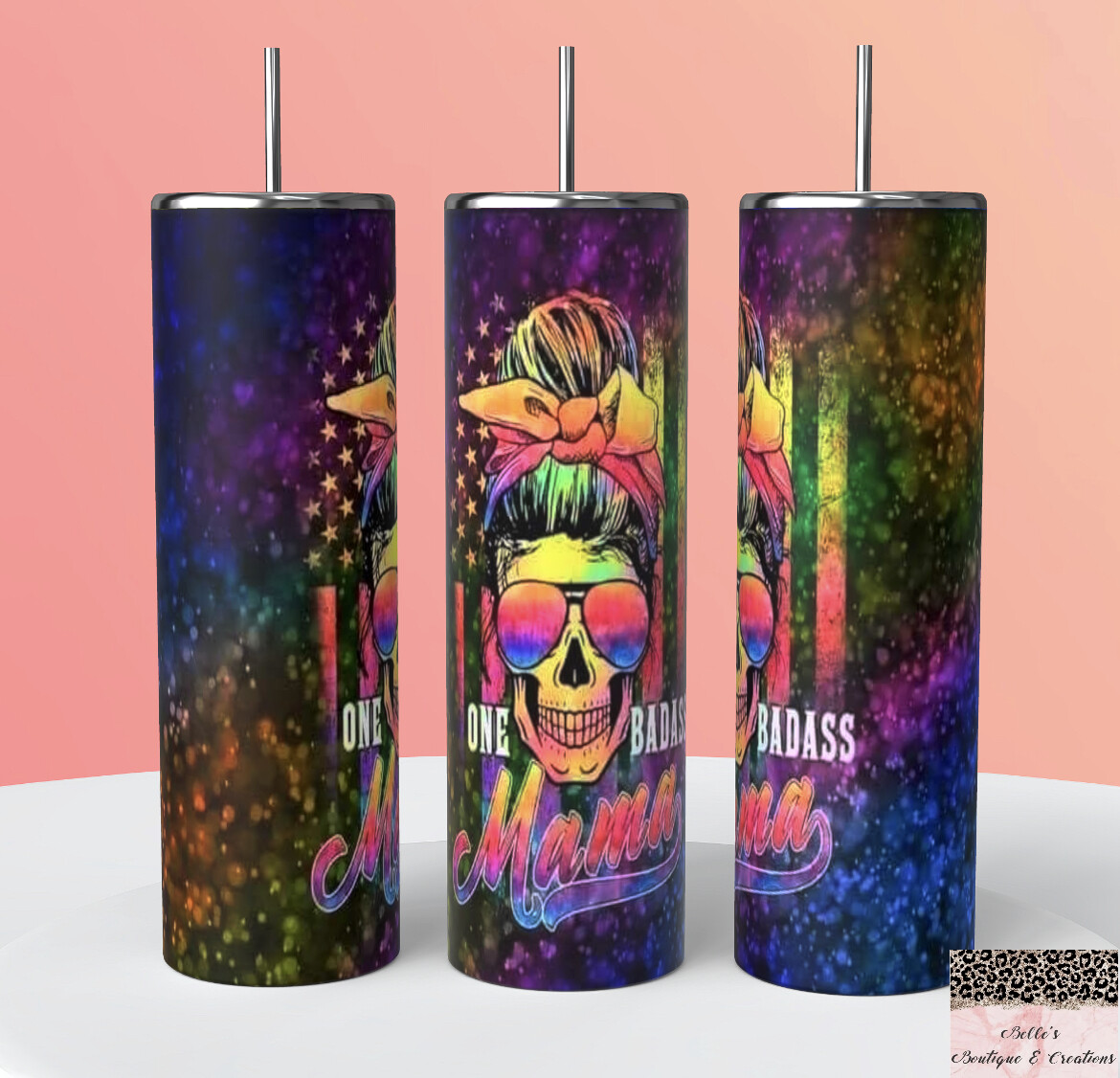One Badass Mama Tumbler