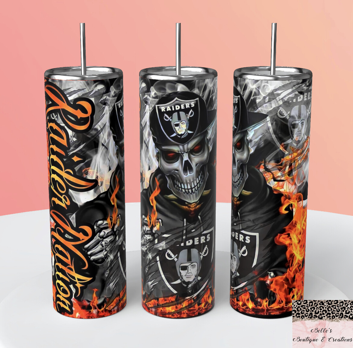 Raiders Football Tumbler