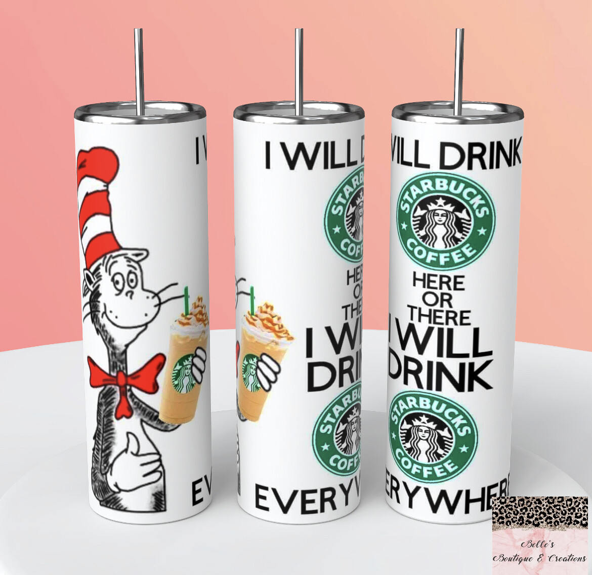 Dr Seuss Starbucks Tumbler