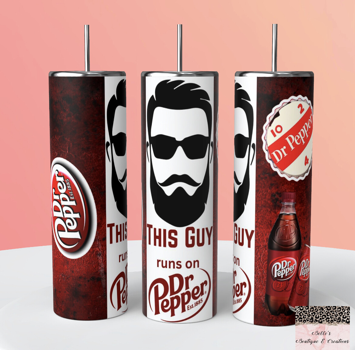 This Guy Runs On Dr Pepper Tumbler