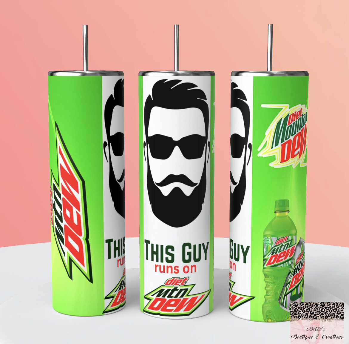 This Guy Runs On Mtn Dew Tumbler