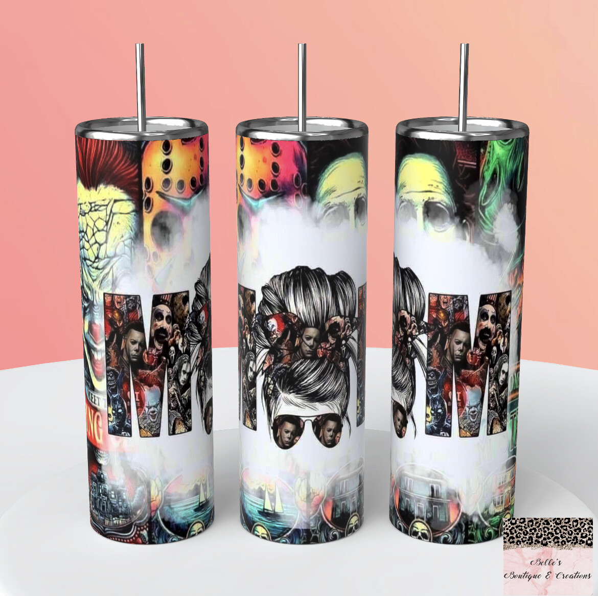 Mom Horror Tumbler