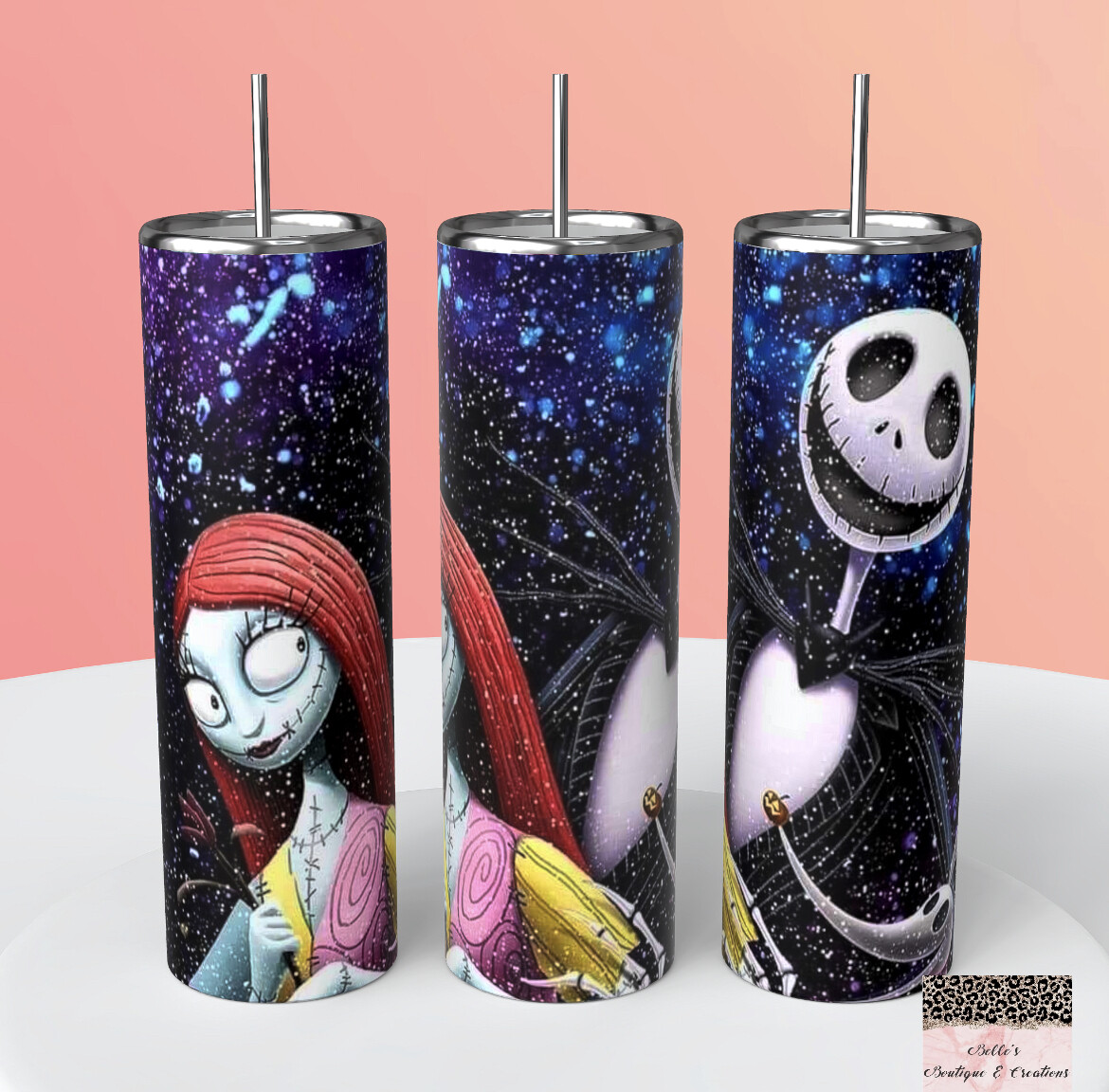 Nightmare Before Christmas Jack and Sally Tumbler