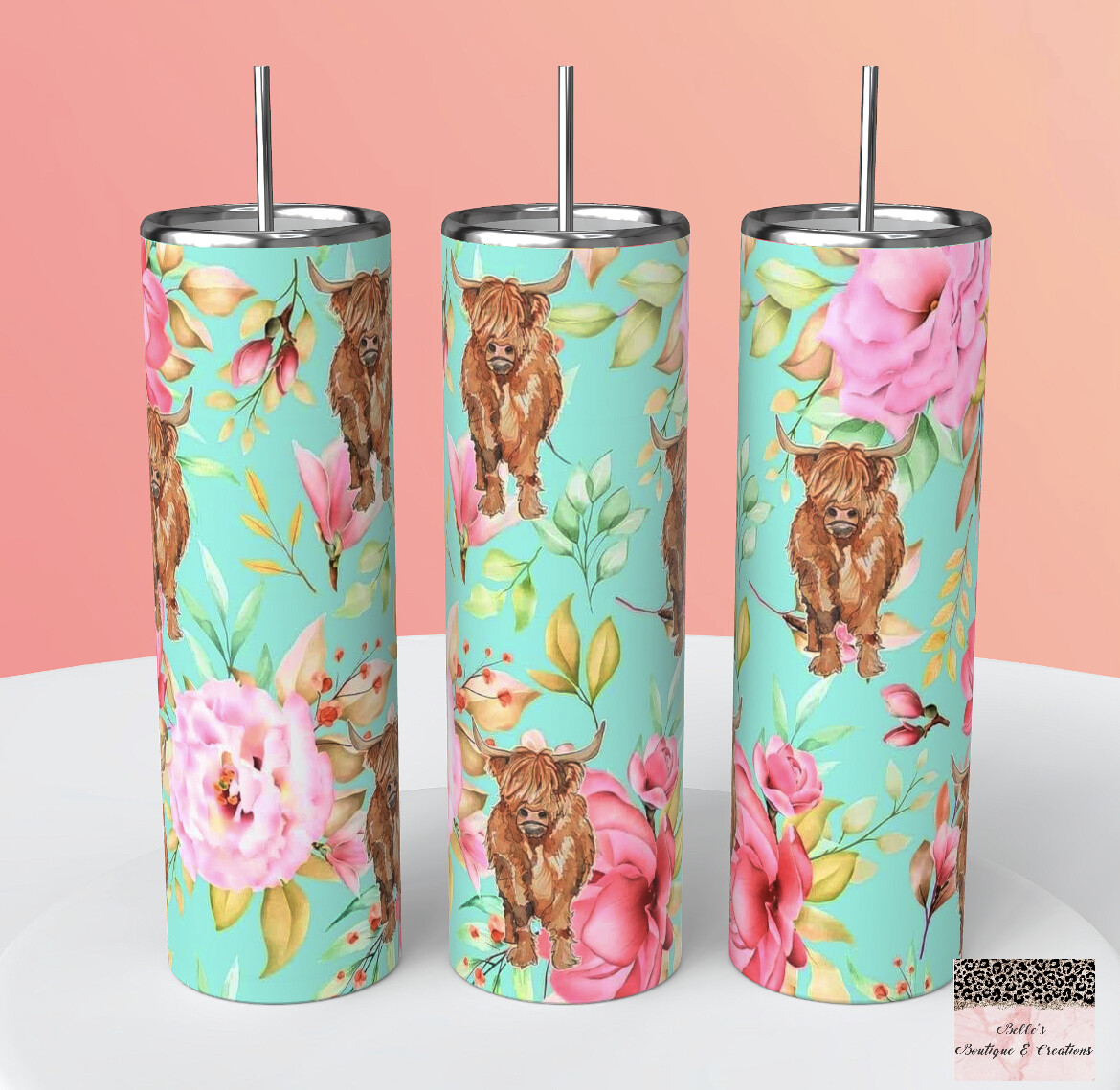 Highland Cow Tumbler