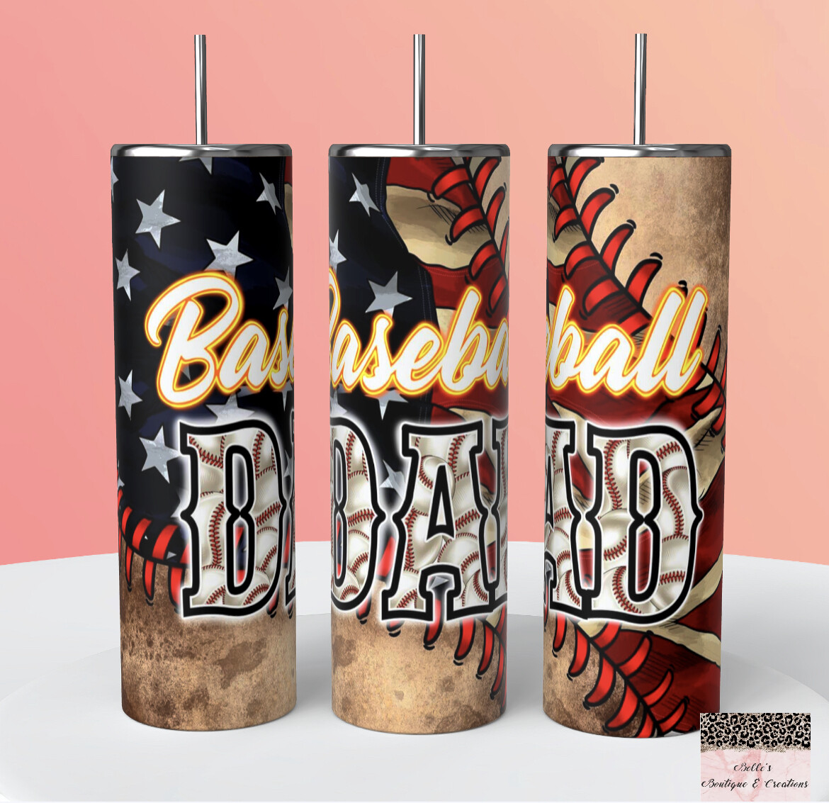 Baseball Dad Tumbler