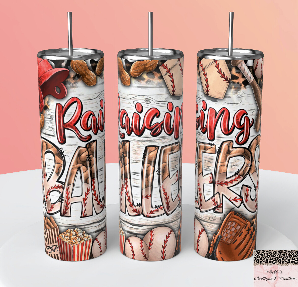 Raising Ballers Baseball Tumbler