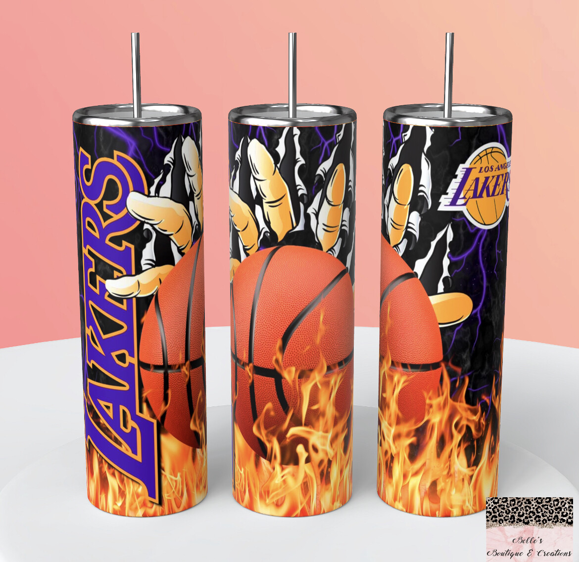 Lakers Basketball Tumbler