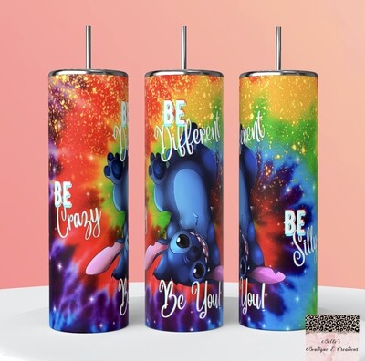 Stitch Autism Awareness Tumbler