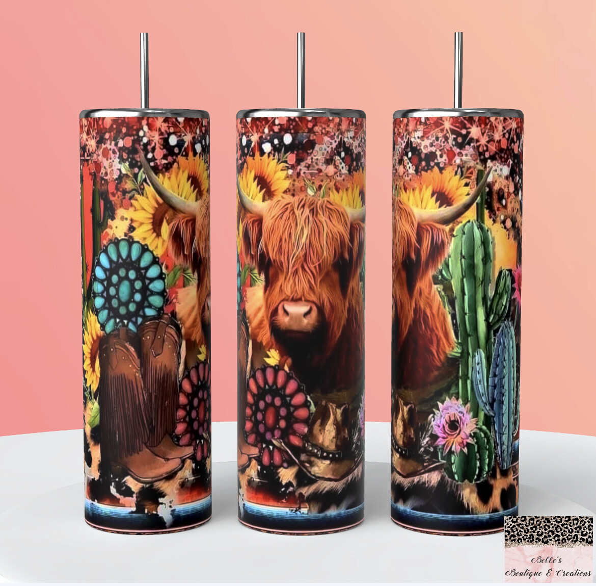 Highland Cow Tumbler