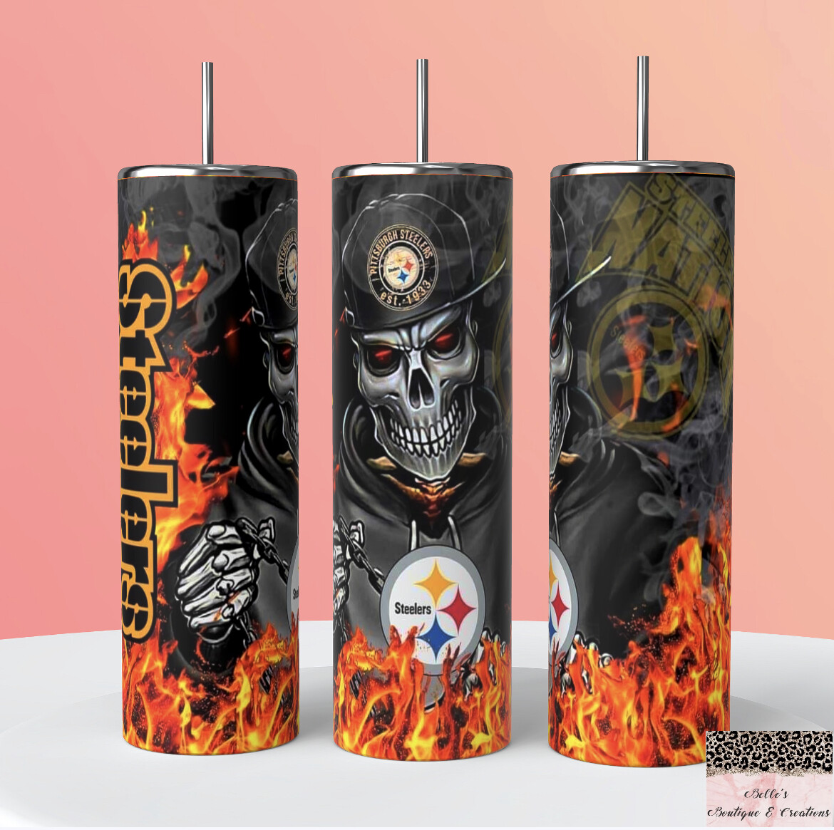 Steelers Football Tumbler